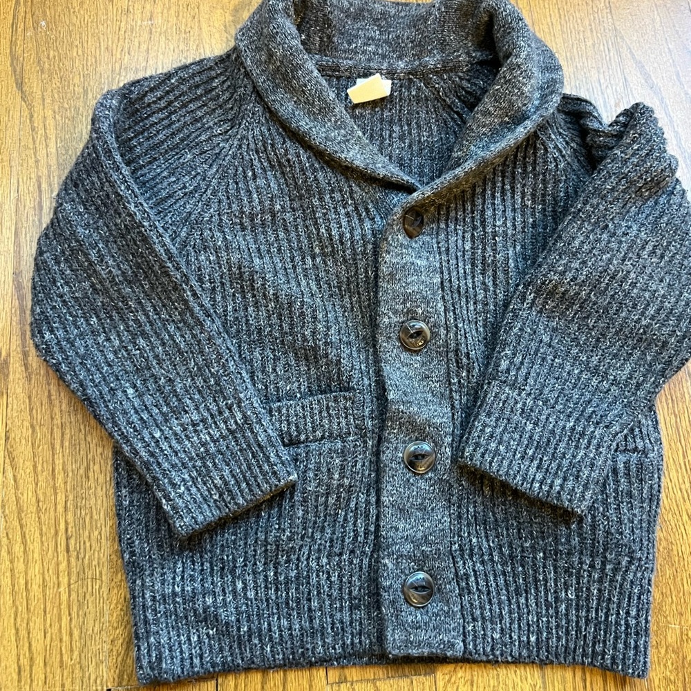 Stylish little boy sweater jacket!